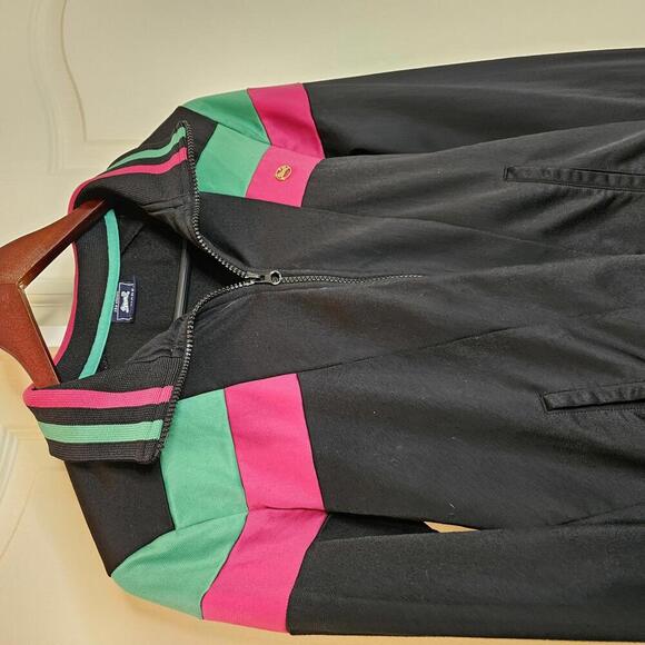 Le Tigre Vintage Color Block Zip Jacket - M - Picture 3 of 4